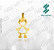 Pacote de Arquivos de Pingentes Casal Meninos e Meninas N°6 - Formato DXF - Tamanho 22 mm - Imagem 2