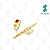 Pacote de Arquivos de Anéis de Formatura - Formato DXF, SVG - Tamanho de Nº29 - Imagem 10
