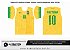 Template Camisa Futebol Brasil Cristo Redentor 2022- Vetor - Imagem 1