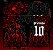 Template Camisa - InterClasse DeadPool Floral Fire 24 - Vetor - Imagem 1