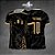 Template Camisa - Argentina Pantera dourada 25 - Vetor - Imagem 1