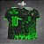 Template Camisa -  Leão bravo Green 2025 - Vetor - Imagem 1