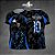 Template Camisa - Pantera fire azul 25 - Vetor - Imagem 1