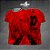 Template Camisa - Taz mania red Conceito 25 - Vetor - Imagem 1