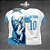 Template Camisa - Aguia Azul Fire argentina 2025 - Vetor - Imagem 1