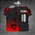 Template Camisa -  Snake Floral red 25 - Vetor - Imagem 1