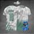 Template Camisa - Arara Pintura blue 2025 - Vetor - Imagem 1