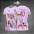 Template Camisa - Princesa Sofia The First lilas 25 - Vetor - Imagem 1