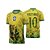 Template Camisa - Brasil Personalizado ref 53 Onça - ARTE VETOR CDR - Imagem 1