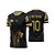 Template Camisa - Viking Dourado Floral 26 - CDR Vetor - Imagem 1