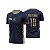 Template Camisa - Brasil floral azul padrão 2026 - CDR Vetor - Imagem 1