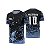 Template Camisa - Dragonfoce azul grunge 26 - CDR Vetor - Imagem 1
