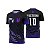 Template Camisa - Escorpião Neon roxo 26 - CDR Vetor - Imagem 1