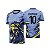 Template Camisa - Leão Rugindo azul 26 - CDR Vetor - Imagem 1