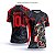 Template Camisa - Esqueleto red ref 914 - CDR Vetor - Imagem 1