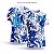 Template Camisa - Serpente azul ref 996 - CDR Vetor - Imagem 1