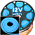Mangueira Neon LED 12V 50MTS 6X12mm Azul Ciano 12w/mt Flexível 12volts - Imagem 1