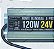 Fonte Blindada 120W 5A 24V Ip67 Prova Dagua 110V-220V Alimentação P/ Leds Cftv - Imagem 2