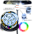 Luminária P/ Piscinas 12W LUZ RGB 12V IP68 80mm 4IN1 1/2 3/4 A Prova D’água Aço Inox - Imagem 4