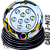 Luminária P/ Piscinas 12W LUZ RGB 12V IP68 80mm 4IN1 1/2 3/4 A Prova D’água Aço Inox - Imagem 7