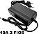 Fonte Plástica Eletrônica 12V 10A FN 2-Fios Alimentação 110V-220V P/ Leds Cftv - Imagem 2