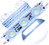 Módulo LED 2835 AC-220V 1,5W Branco Frio 8000K 3-Leds ip67 Direto Na Energia Injetado Lente 170º 220V P/ Luminosos - Imagem 1