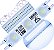 Módulo LED 2835 AC 220V 1,5W Branco Frio 8.000K CHIP independente 3-LEDs IP67 Direto Na Energia Injetado Lente 170º 227V P/ Luminosos - Imagem 1