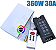 Controladora RGB RF 4.33MHZ 360W 30A 12v-24v Comando Analogico P/ Fita Leds - Imagem 4
