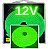 Mangueira Neon LED 12V 5mts 6X12mm Verde 12w/mt Flexível Corte 2,5cm 12volts - Imagem 1