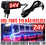 Mangueira Neon Led 24Volts 5mts Amarelo Limão 6X12mm 12w/m Rolos C/ 5 Metros Flexível Alto Brilho Corte 5cm Para Ônibus Caminhão 24v - Imagem 8