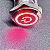 chave botão 19mm sem trava Luz vermelho pulsante tipo buzina inox metal universal 12v 24v - Imagem 2