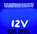 módulo led mega lente 3030 3w 12v 3-leds azul royal ip67 12volts 60º Injetado para letreiros - Imagem 2