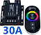 Controladora RGB Touch screen 360W 30A 12v-24v Comando Analógico P/ Fita leds - Imagem 2
