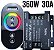Controladora RGB Touch screen 360W 30A 12v-24v Comando Analógico P/ Fita leds - Imagem 2