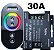 Controladora RGB Touch screen 360W 30A 12v-24v Comando Analógico P/ Fita leds - Imagem 1