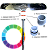 Luminária P/ Piscinas 18W LUZ RGB 12V IP68 125mm 4IN1 1/2 3/4 A Prova D’água Aço Inox Cabo 3mts - Imagem 5