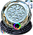 Luminária P/ Piscinas 18W LUZ RGB 12V IP68 125mm 4IN1 1/2 3/4 A Prova D’água Aço Inox Cabo 3mts - Imagem 1