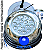 Luminária Refletor INOX 18W AZUL ROYAL 12v IP68 125mm 3IN1 Liso Rosca 1/2 3/4 P/ Piscinas Prova D’água Cabo 3mts - Imagem 6