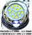 Luminária Refletor INOX 18W BRANCO FRIO 12v IP68 125mm 3IN1 Liso Rosca 1/2 3/4 P/ Piscinas Prova D’água Cabo 3mts - Imagem 9