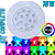 Kit 01 Refletor LED RGB Piscina 18W Rosca 1/2 + Cabo 3mts + Fonte Com Controlador Integradoladora - Imagem 6