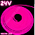 Rolos Com 25mts Mangueira Neon LED 24V Rosa Pink 6X12mm 12W/mt Flexível 24volts - - Imagem 2