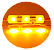 Módulo Led 5830 Chip Samsung Coreano IP68 Amarelo Âmbar Lente 170º 3-led 12v 7cm injetado - Imagem 2