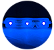 Módulo Led 5830 Chip Samsung Coreano IP68 Azul Royal 3-led Lente 170º 7cm injetado 12v - Imagem 2