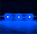 Módulo Led 5830 Chip Samsung Coreano IP68 Azul Royal 3-led Lente 170º 7cm injetado 12v - Imagem 3