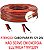 Rolos C/ 100mts Cabo Bicolor VM/PT 2X1,5mm 2Vias Paralelo P/ som ou LED 12v 24v fios Vermelho Preto - Imagem 2