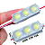Micro Módulo LED 2835 30mm 0,6W 3-LEDs Branco Morno 4000K 12V IP67 Injetado Lente 160º - Imagem 6