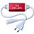 Conector Plug Vermelho 15A Para Mangueira Neon LED 8MM Suporta Ate 100mts Com Tomada - Imagem 1