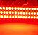 Módulo LED 2835 AC 220V 1,5W VERMELHO Puro CHIP independente 3-LEDs IP67 Direto Na Energia Injetado Lente 170º 227V P/ Luminosos - Imagem 3