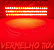 Módulo LED 2835 AC 110V 1,5W Vermelho Puro 3-Leds ip67 Direto Na Energia Injetado Lente 170º 127V P/ Luminosos - Imagem 2