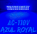 Módulo LED 2835 AC 110V 1,5W Azul Royal 3-Leds ip67 Direto Na Energia Injetado Lente 170º 127V P/ Luminosos - Imagem 2
